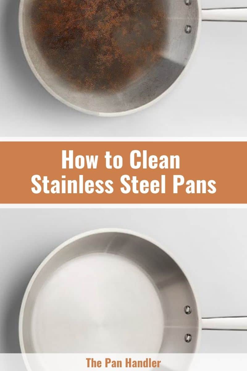 Clean Stainless Steel Pan