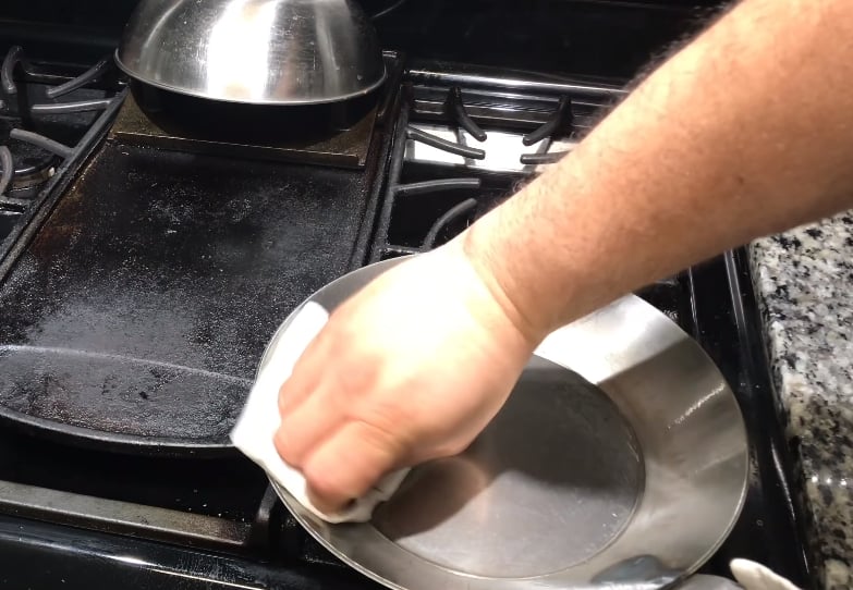 seasoning steel pans