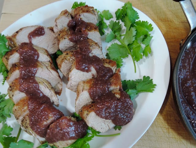 Pan-Roasted Pork Tenderloin with Fig and Wine Sauce
