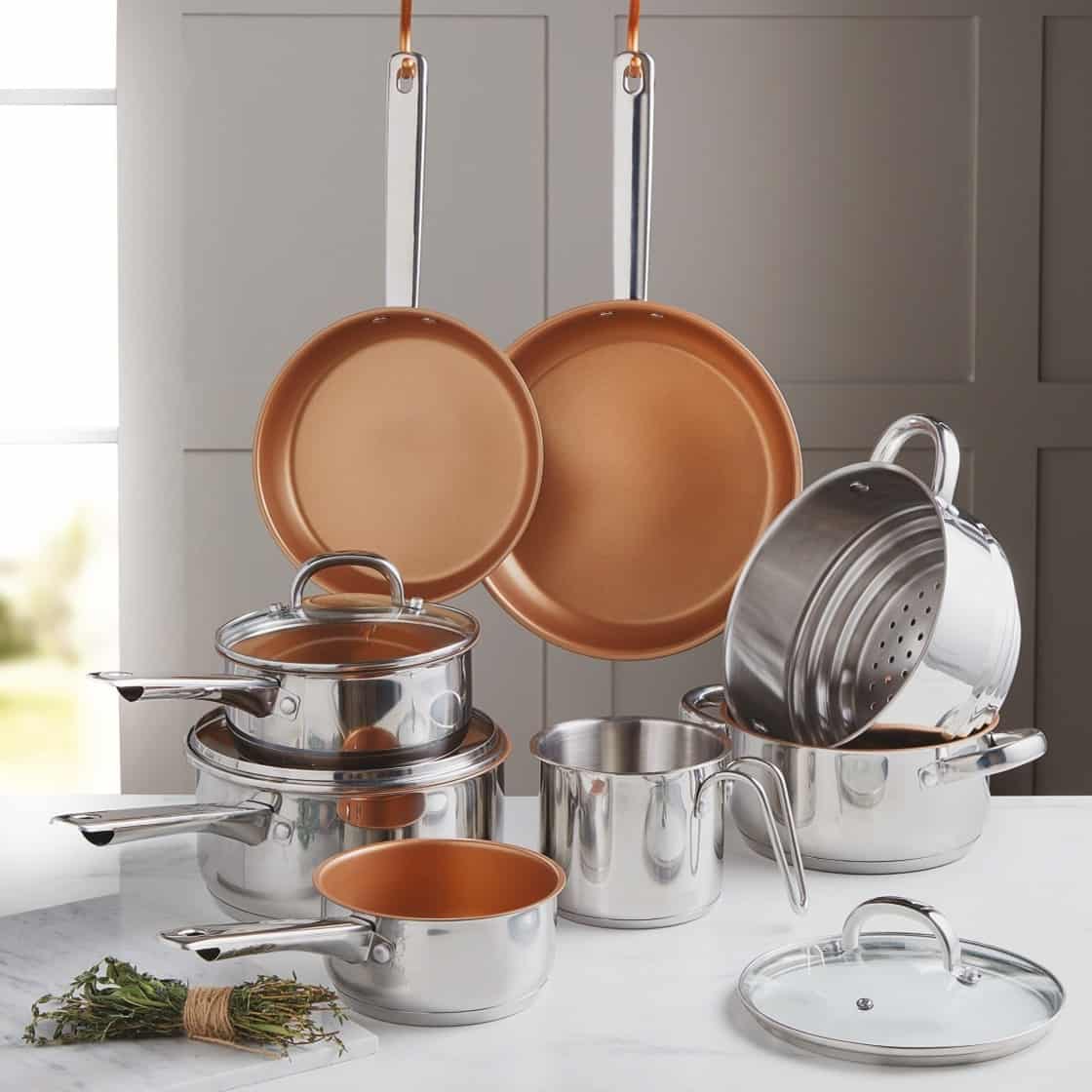 are red copper pans safe