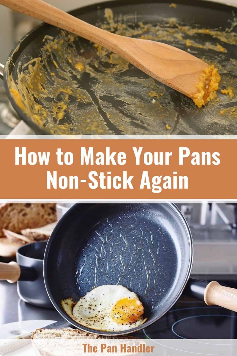how to make non stick pans non stick again