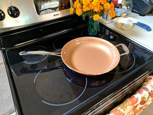 red copper pan care