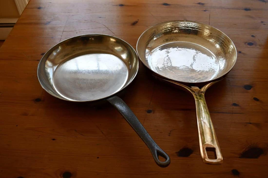 Silver Lining Copper Pans