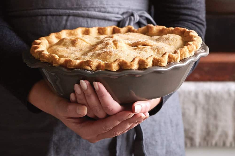 how to measure a pie pan