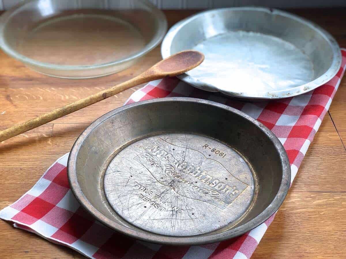 how to measure pie pan
