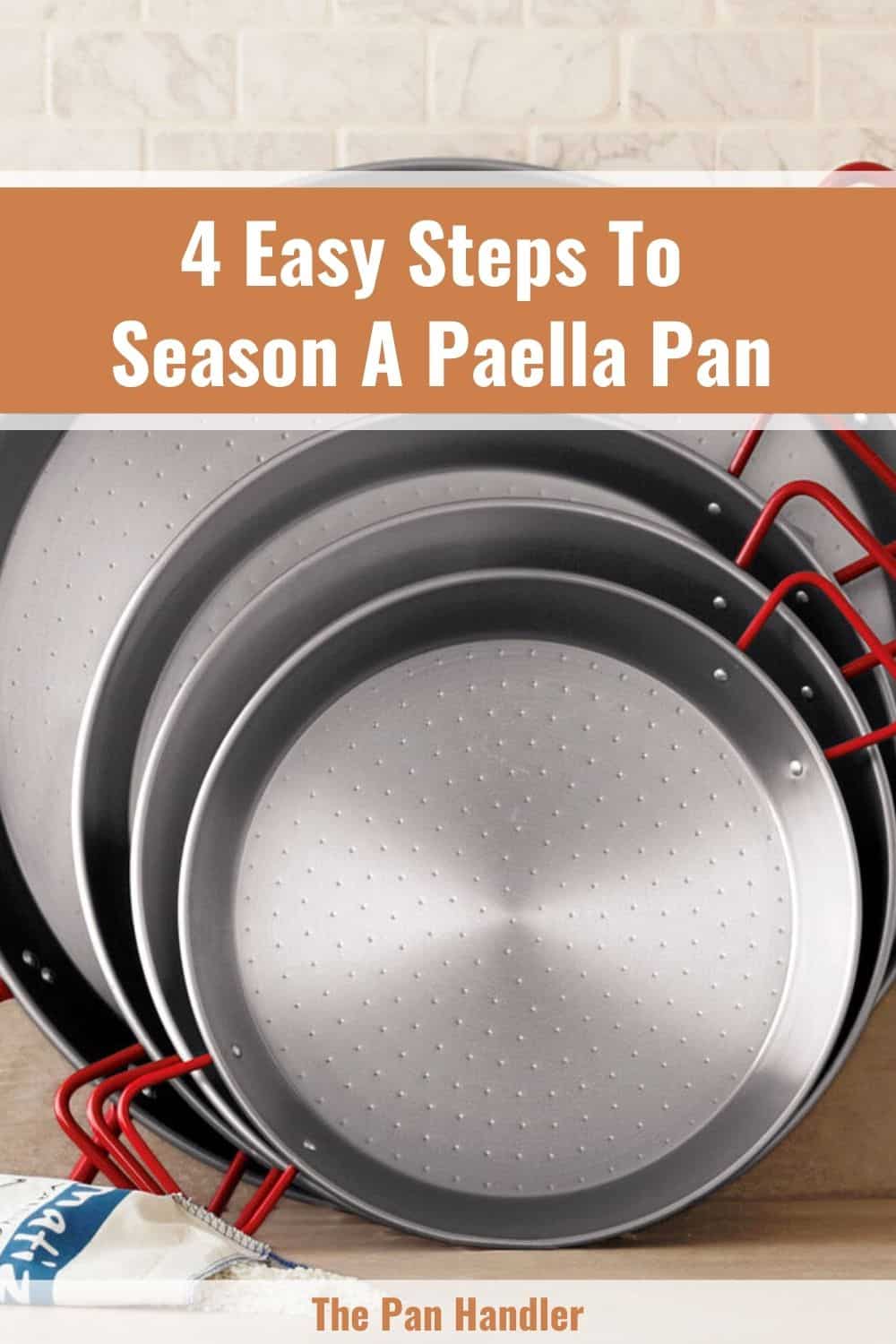 seasoning a paella pan