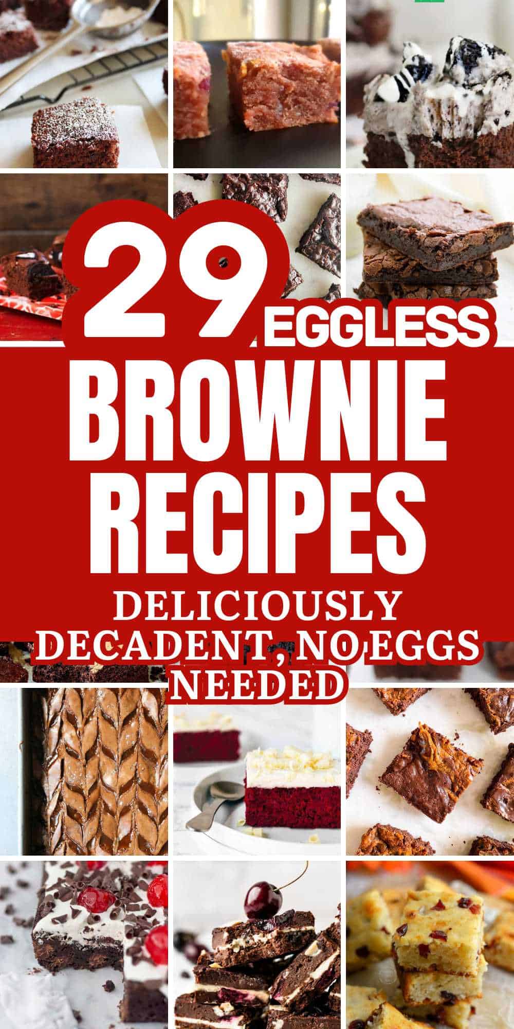Best Eggless Brownie