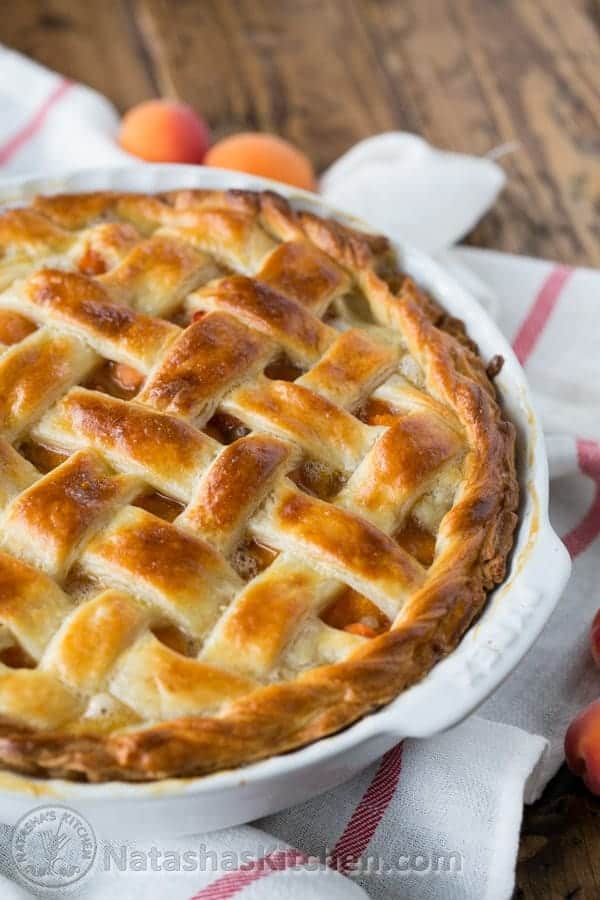Flaky Crust Apricot Pie
