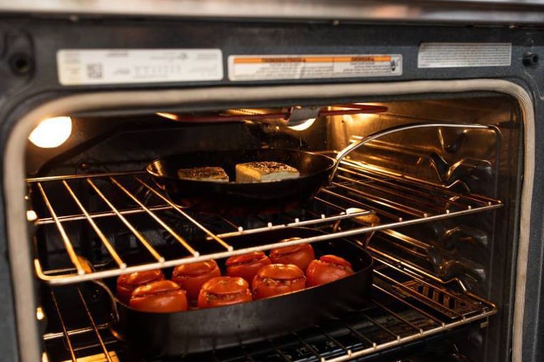 calphalon pan in oven