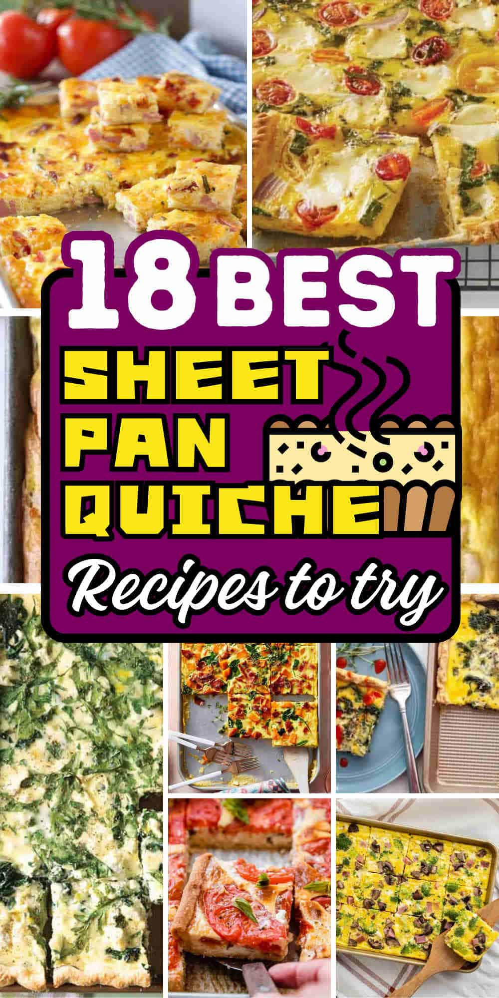 sheet pan quiche