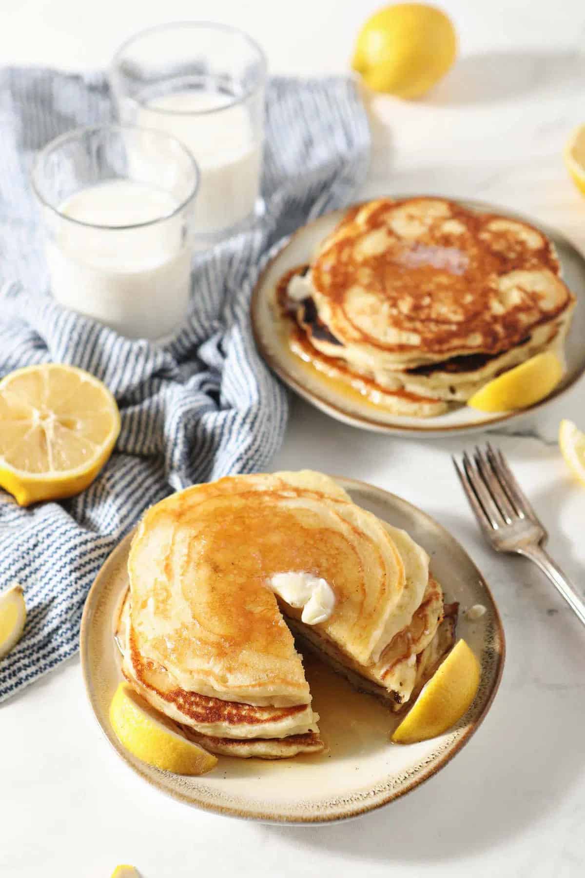 Lemon Cream Pancakes