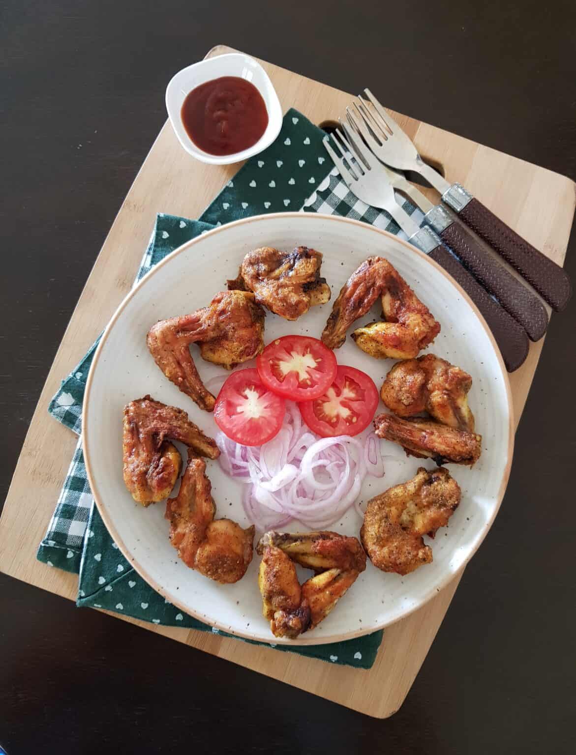 Pan-Fried Crispy Chicken Wings