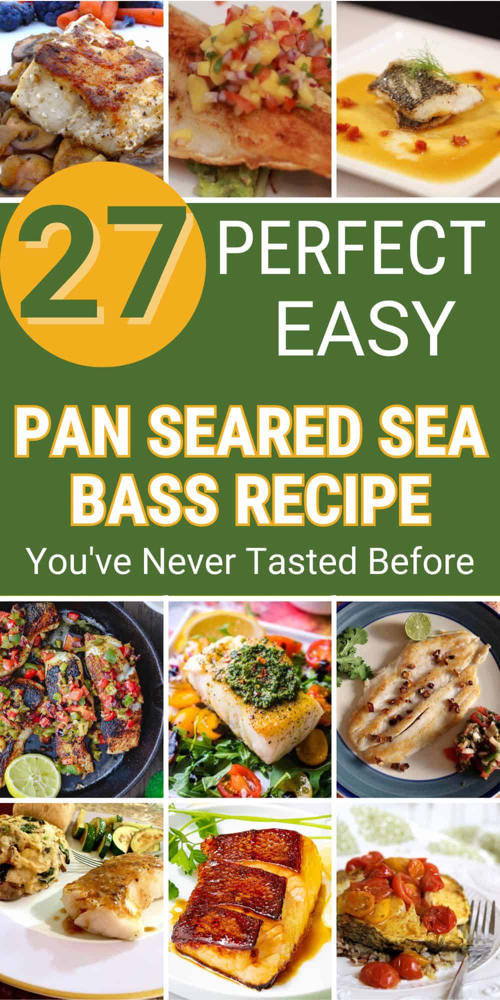 Pan Seared Sea Bass Recipe
