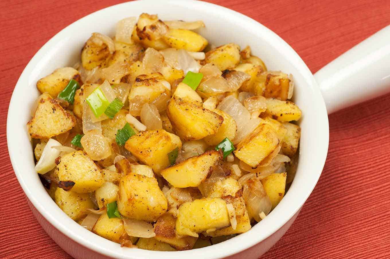 Skillet Browned Potatoes and Onions