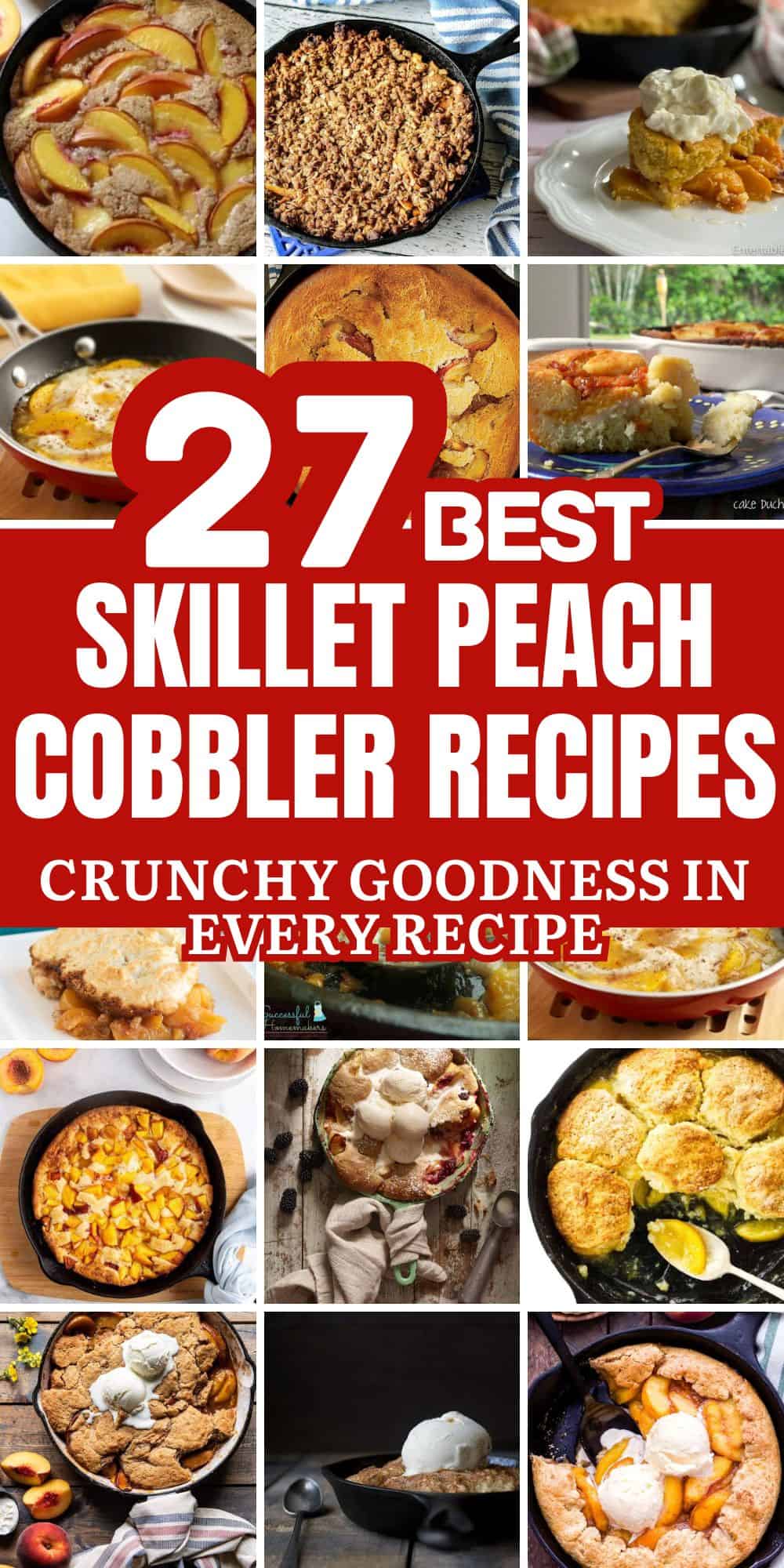 Skillet Peach Cobbler Recipes