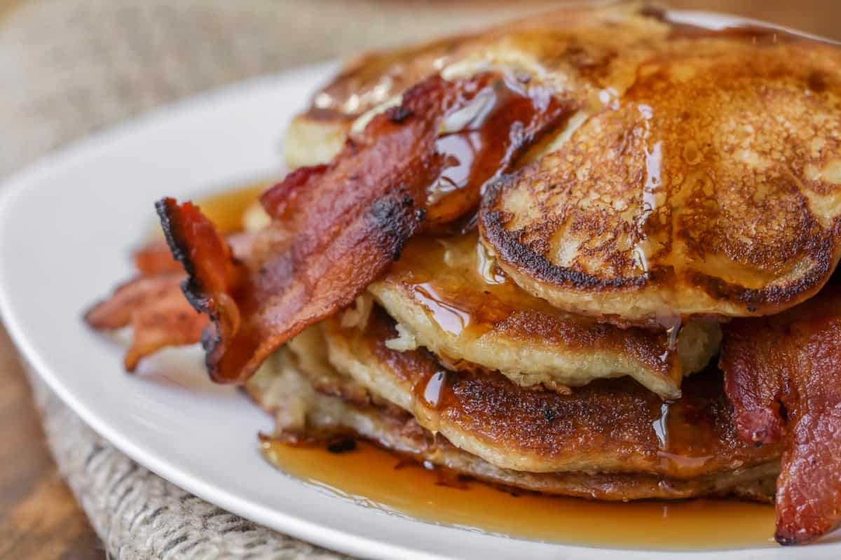 Sweet and Salty Bacon Pancakes
