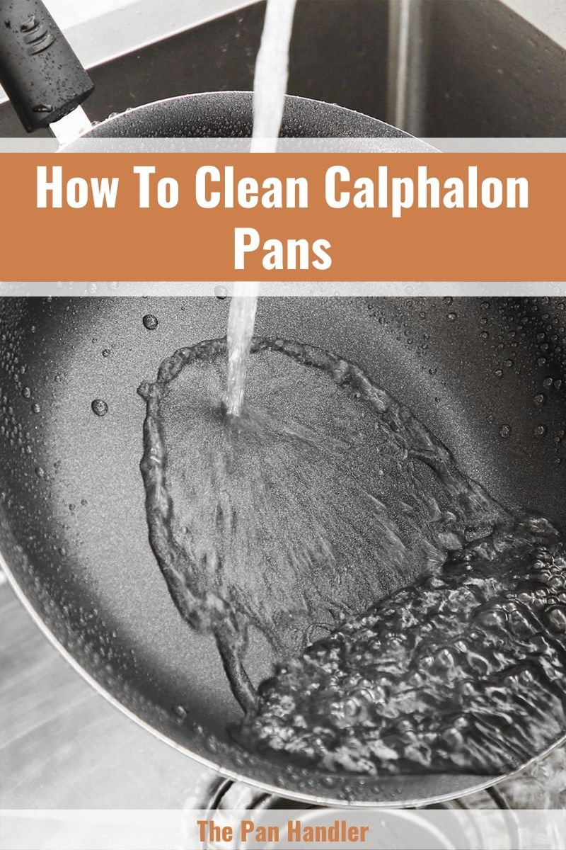 how to clean calphalon pans