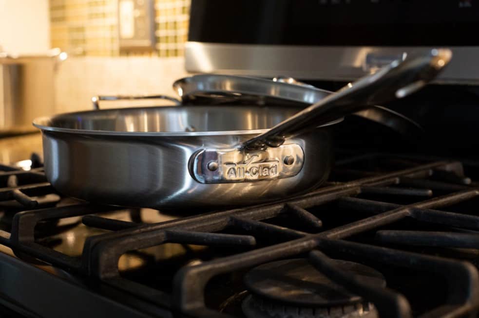 induction pans on gas stove