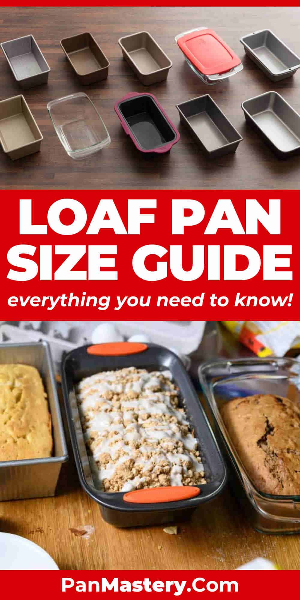 Loaf Pan Size Guide Measurements Conversion Tips