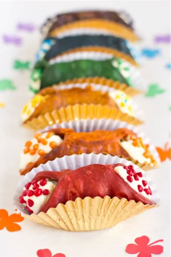 Rainbow Cannoli
