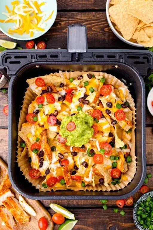 Air Fryer Chicken Parmesan Nachos