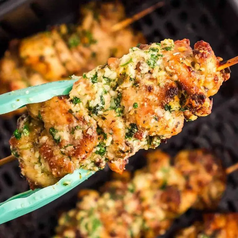 Air Fryer Chicken Parmesan Skewers