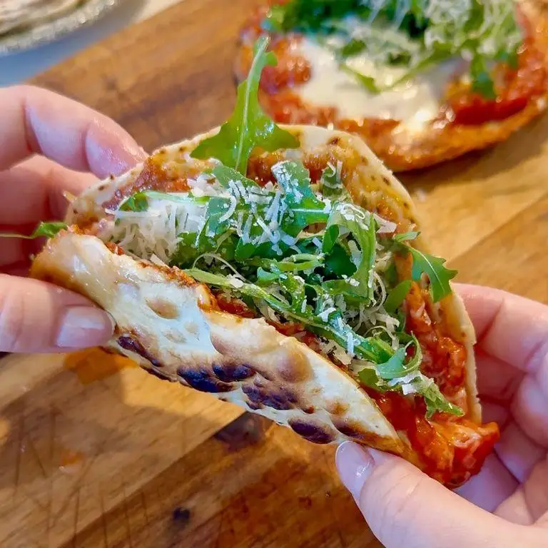 Air Fryer Chicken Parmesan Tacos