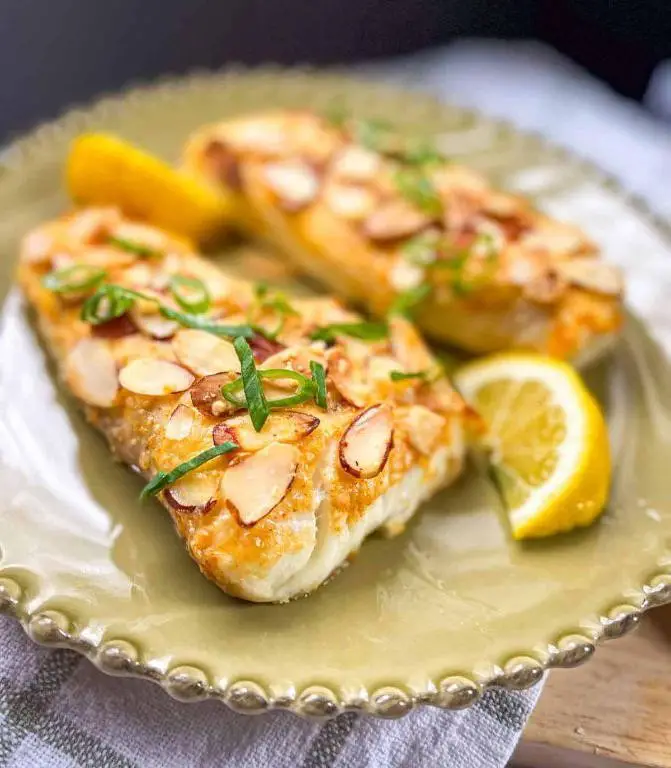 Air Fryer Haddock with Almond Crust
