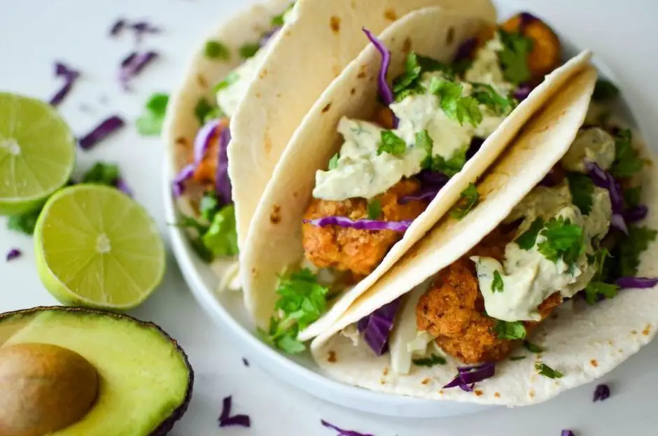 Air Fryer Haddock with Avocado Lime Crema