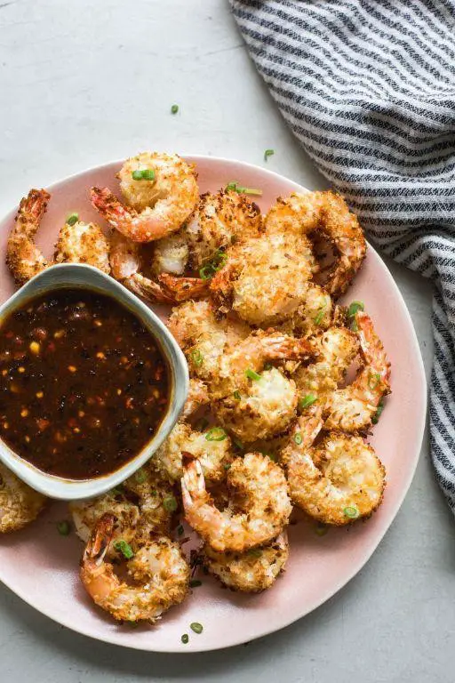 Air Fryer Haddock with Coconut Shrimp Sauce