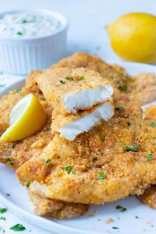 Air Fryer Haddock with Cornmeal Coating