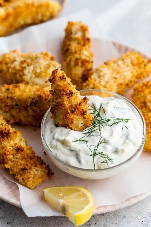 Air Fryer Haddock with Tartar Sauce