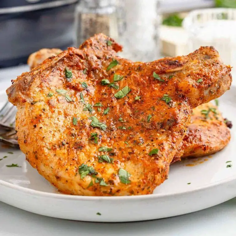 Air Fryer Ranch Pork Chops
