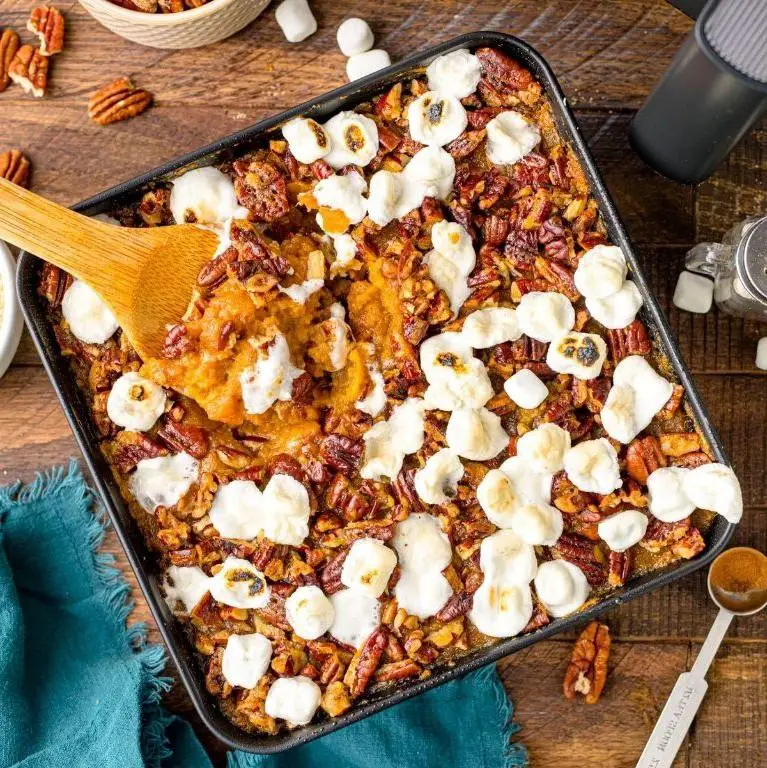 Air Fryer Sweet Potato Casserole