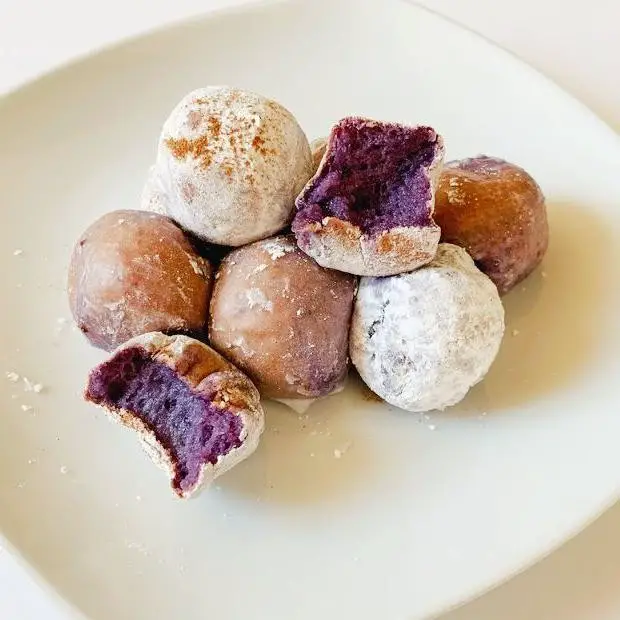 Air Fryer Sweet Potato Donuts