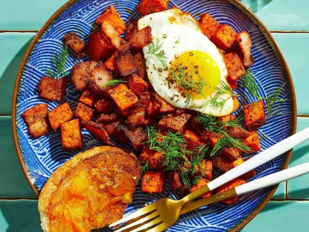 Air Fryer Sweet Potato Hash
