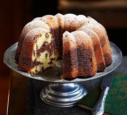 Almond Marble Cake