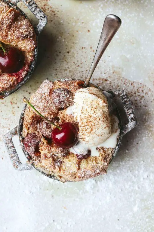 Amarena Cherry Bread Pudding