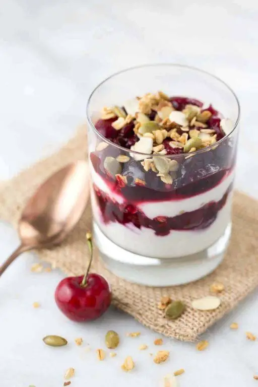 Amarena Cherry Yogurt Parfait