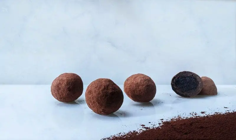Amarena Cherry and Dark Chocolate Truffles