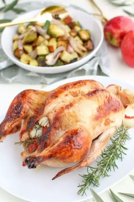 Apple Cider Brined Whole Chicken