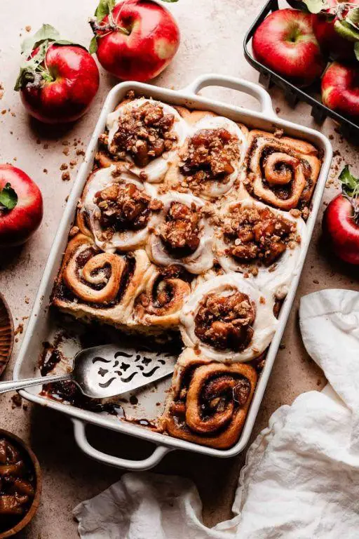 Apple Pie Filling Cinnamon Rolls