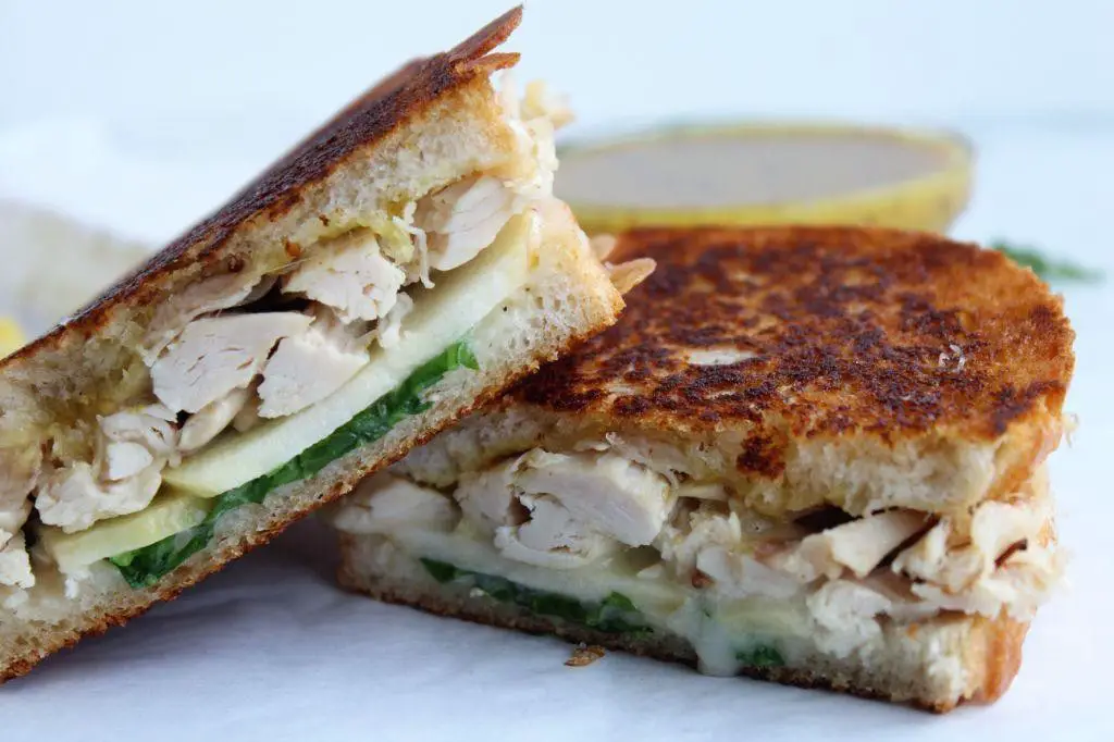 Apple and Brie Chicken Burger