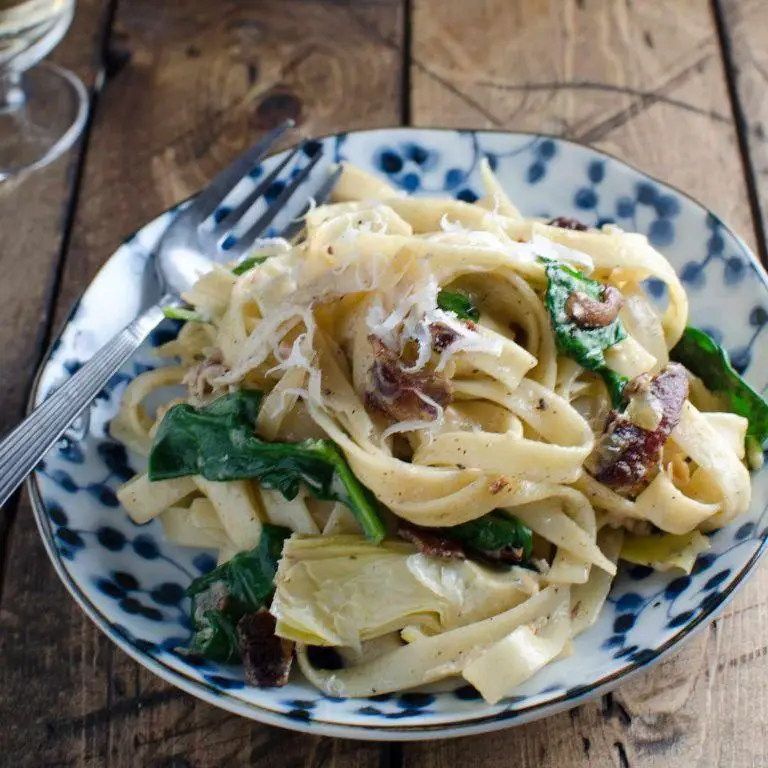 Artichoke Chicken Alfredo with Ragu