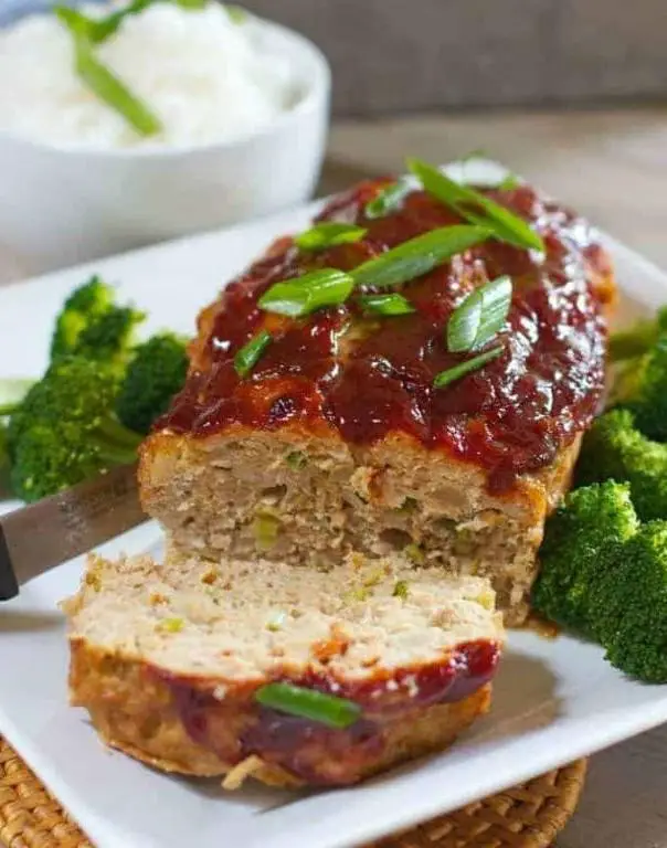 Asian-Inspired Chicken Meatloaf with Hoisin Sauce