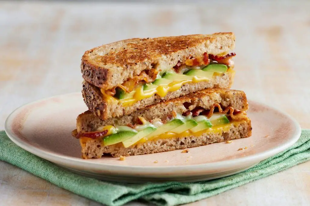 Avocado Bacon Grilled Cheese Sandwich
