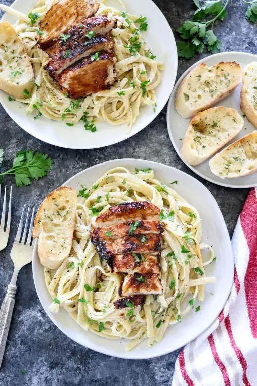 BBQ Chicken Alfredo