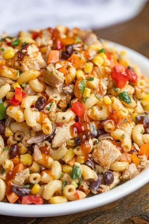 BBQ Chicken Pasta Salad