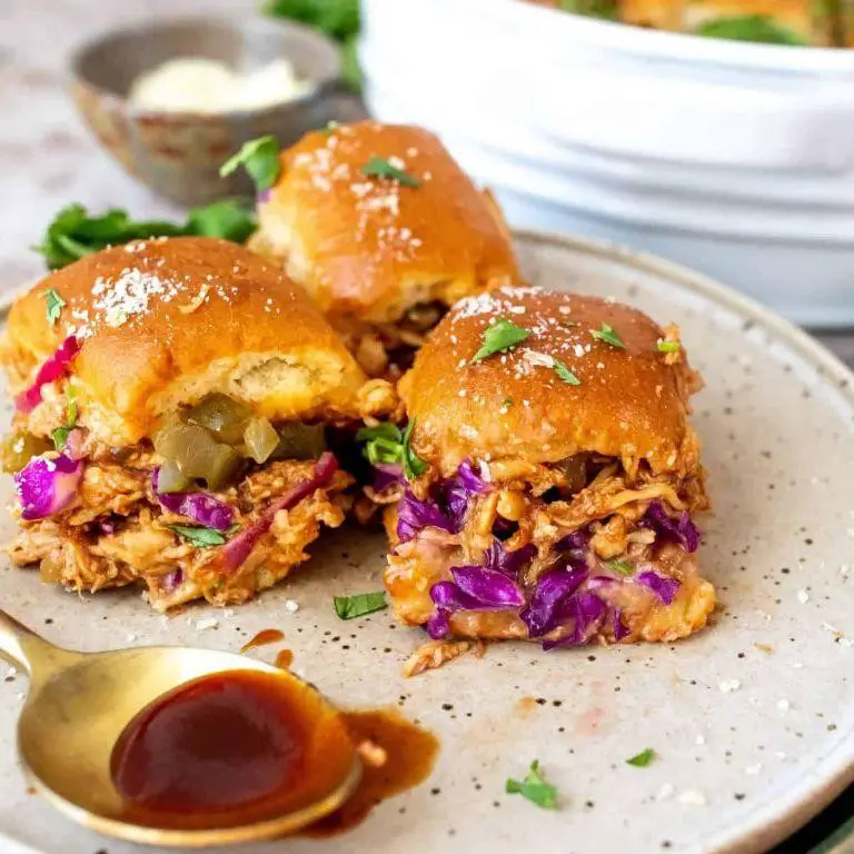 BBQ Chicken Sliders