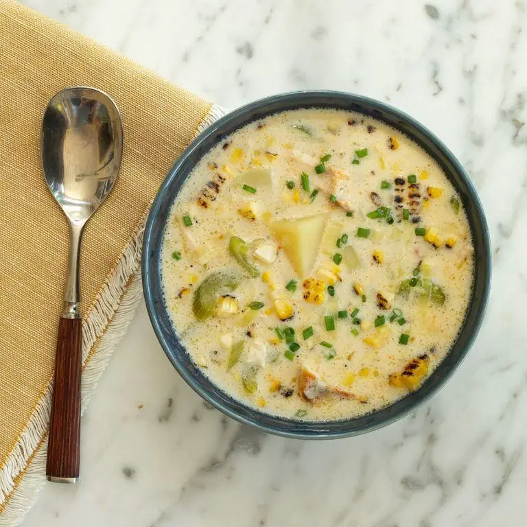 BBQ Chicken and Corn Chowder